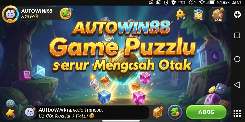 Screenshot gameplay AUTOWIN88 menampilkan tantangan Puzzle yang mengasyikkan.
