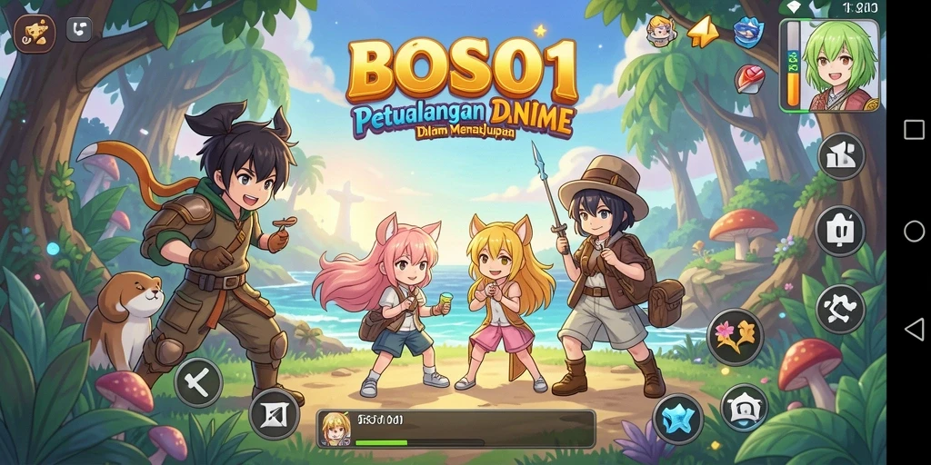 Tampilan grafis menakjubkan dari gameplay BOS01 yang menarik.