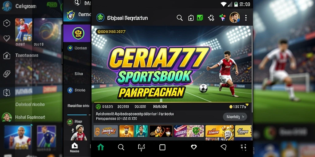Tampilan gameplay CERIA777 yang menarik untuk pengalaman Sportsbook terbaik.