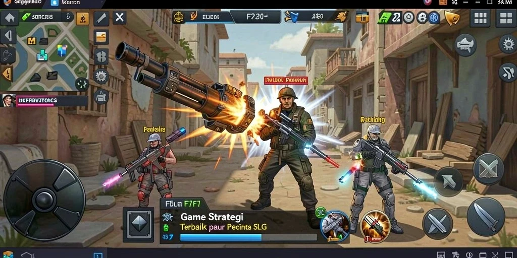 Gameplay menarik dalam F7F7 dengan strategi yang mendebarkan.