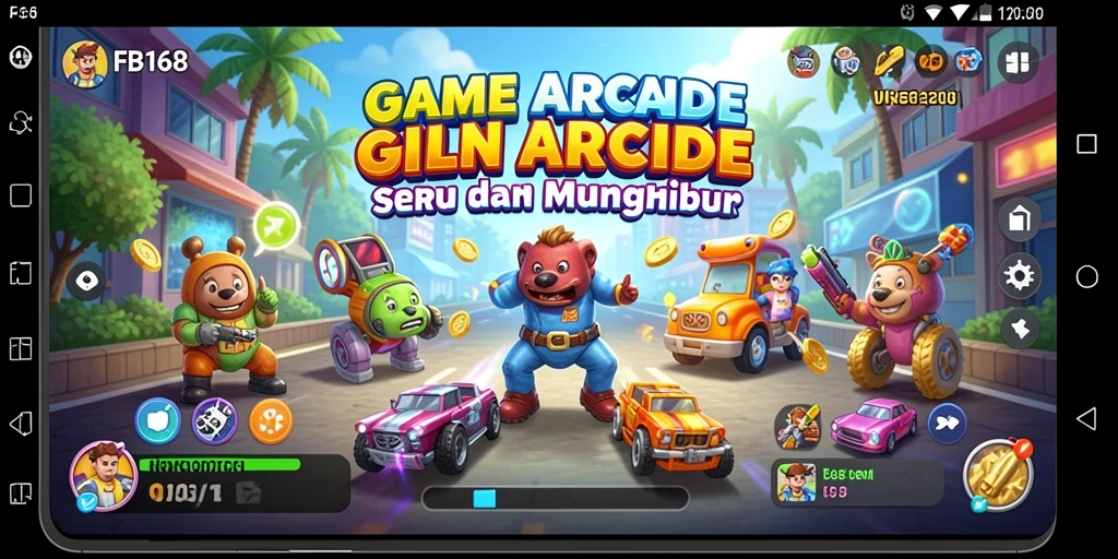 Screenshot gameplay FB168 yang menunjukkan aksi seru dalam game Arcade.