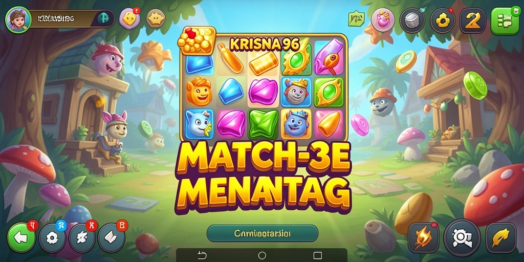Gameplay seru dan penuh warna di KRISNA96.