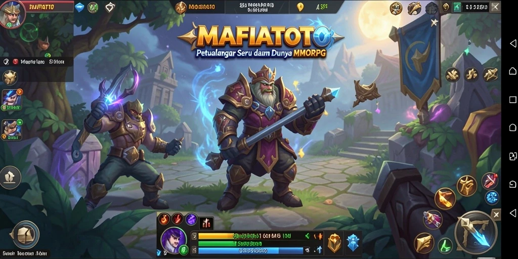 Tampilan gameplay seru di dunia magis MAFIATOTO.
