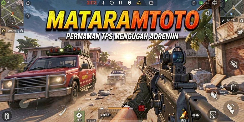 Screenshot utama menampilkan aksi seru gameplay TPS.