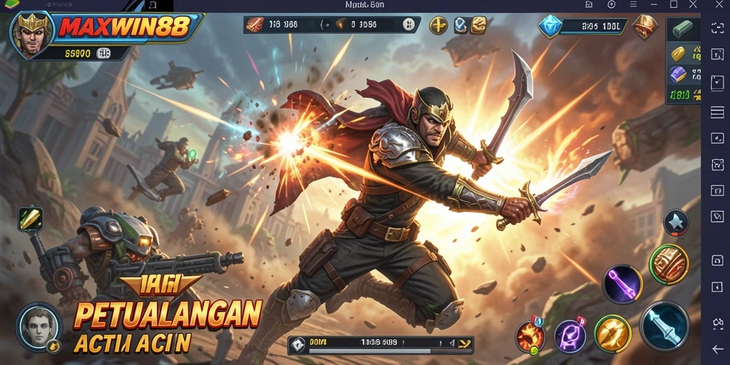 Gameplay seru di dalam MAXWIN88 dengan pertarungan yang mendebarkan.