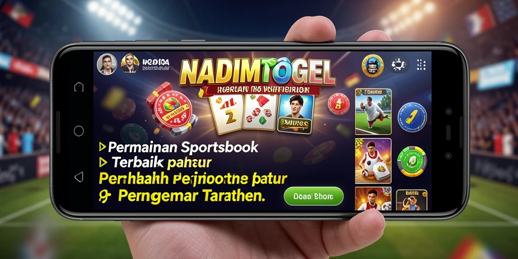 Tampilan menawan dari gameplay Sportsbook NADIMTOGEL.