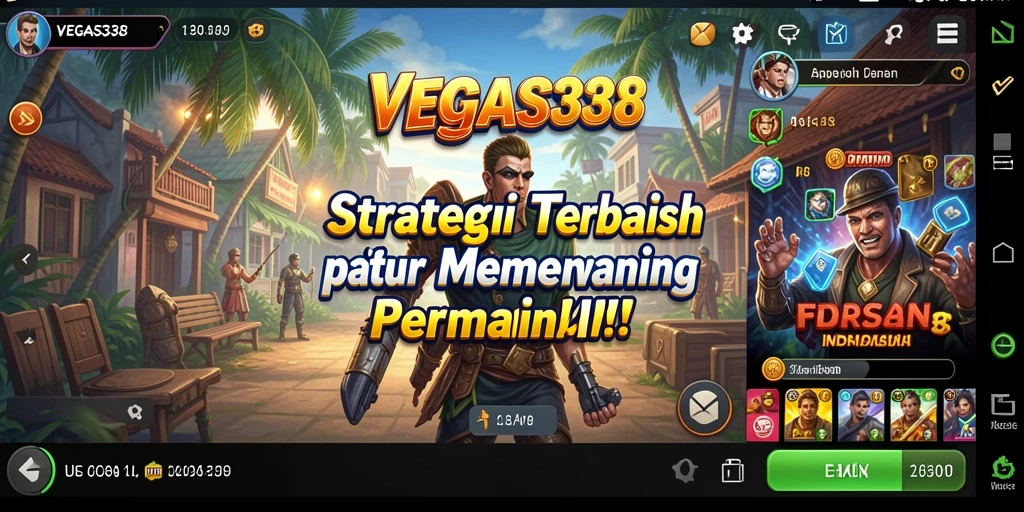 Tangkapan layar utama VEGAS338 memperlihatkan aksi strategi yang mendebarkan.