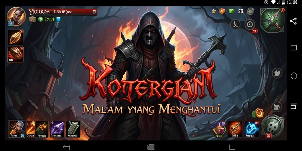 Tampilan menakutkan dalam gameplay YOTOGEL yang memacu adrenalin.